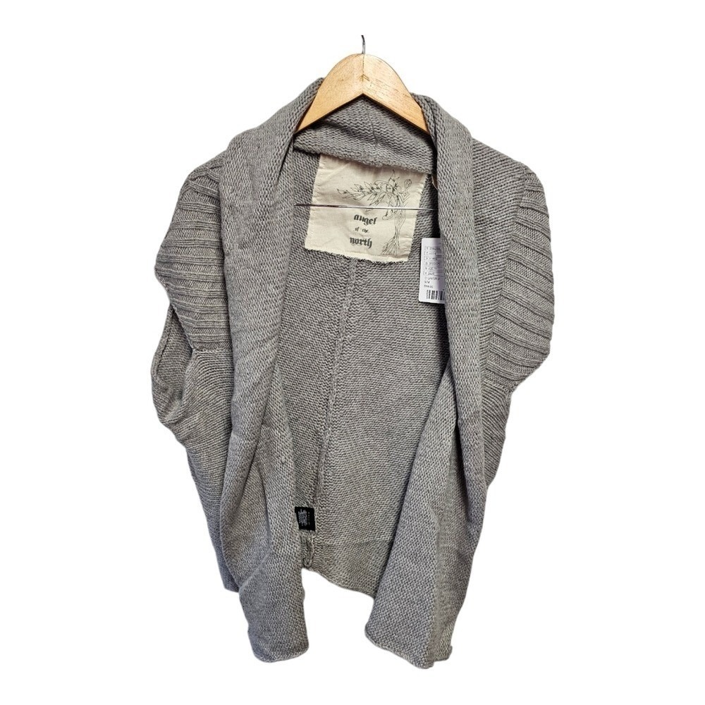 ANGEL OF THE NORTH Sweater Shrug Vest Cardigan Anthropologie S/M